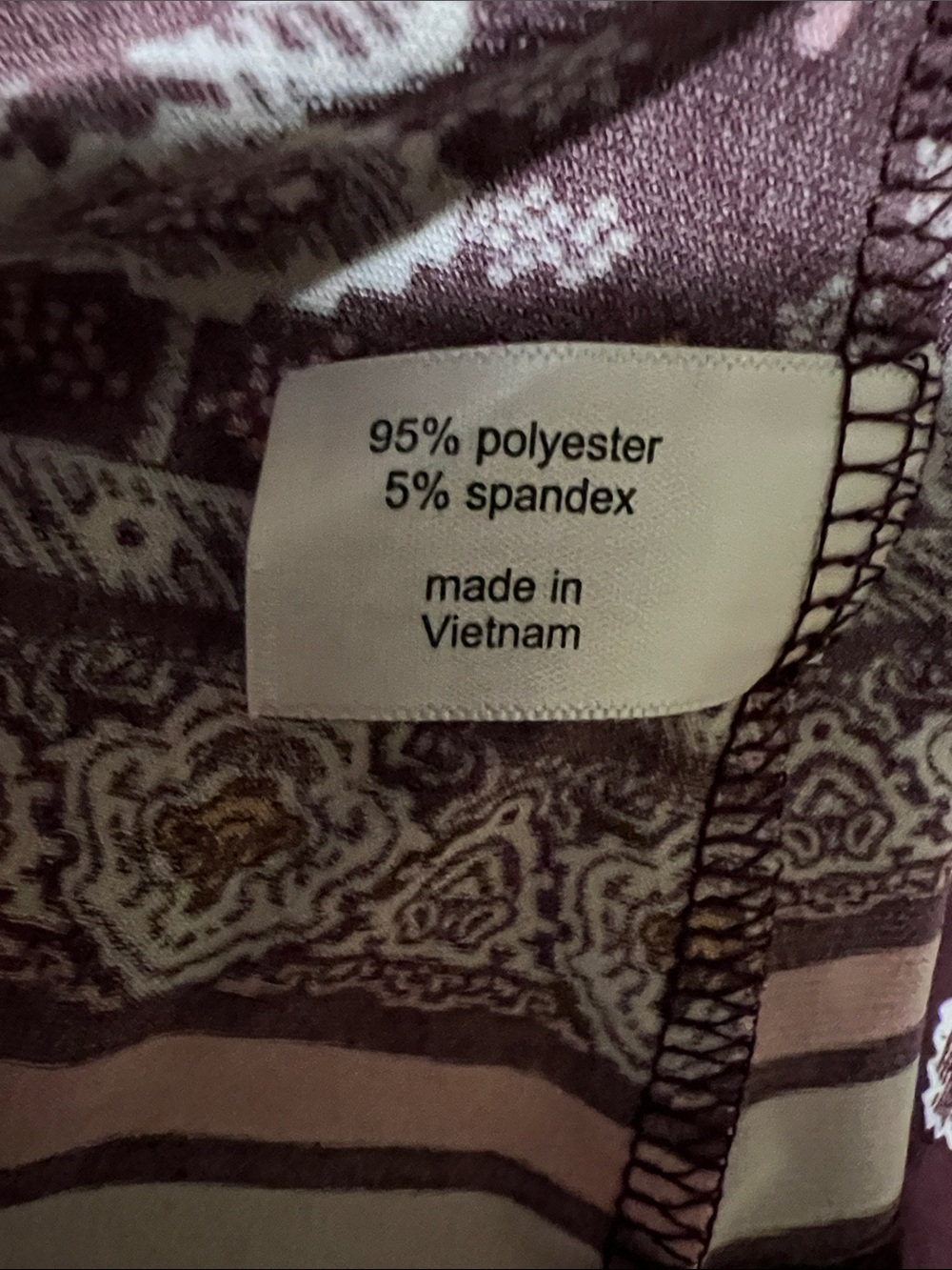 Lane Bryant Burgundy Printed Midi Dress with Drawstring Waist H334 - Picture 12 of 13